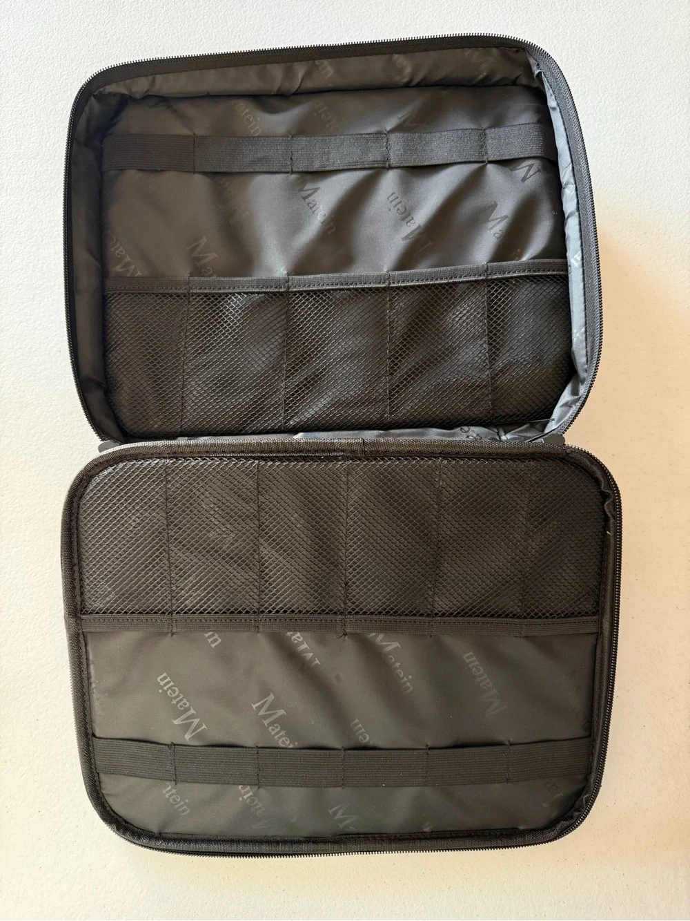 MATEIN Shockproof Cable Cord Organizer Bag Business Travel Storage Case Black